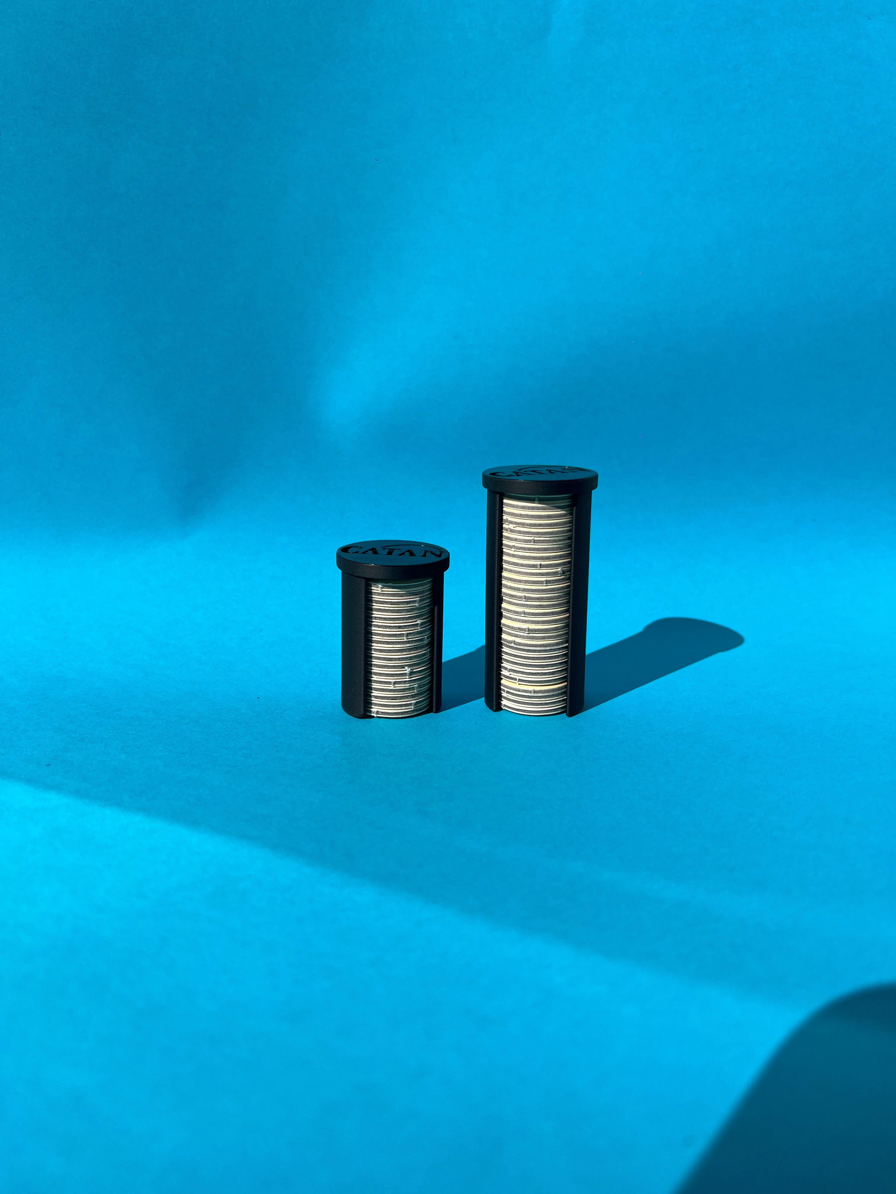 Cilindros fichas numéricas Catan