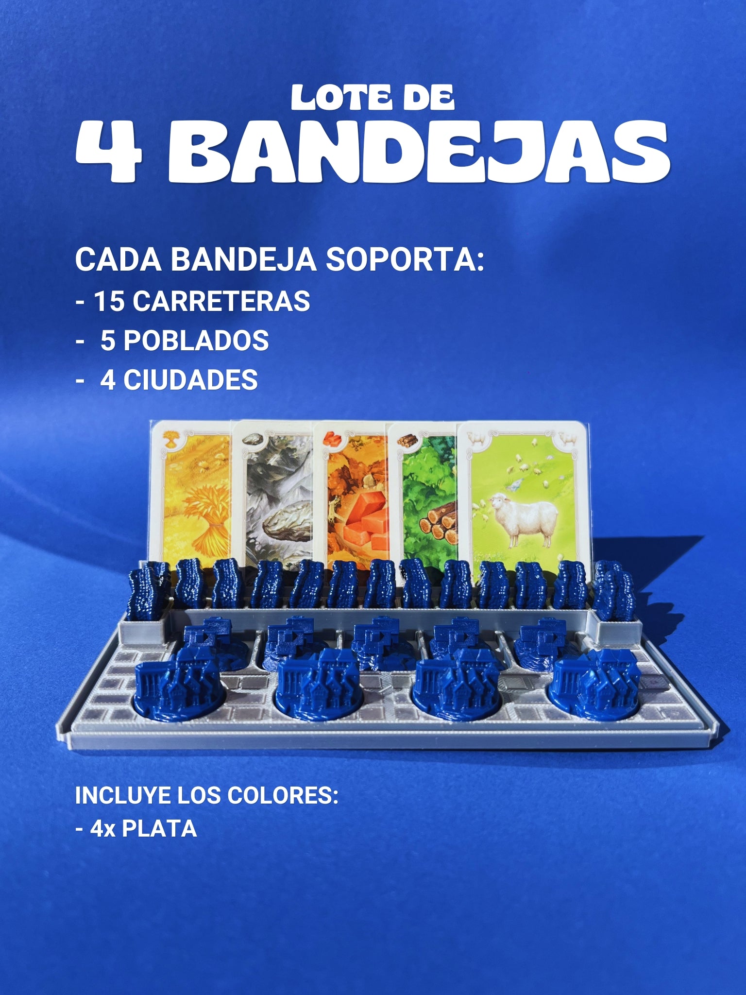 Bandejas de Jugador para Catan