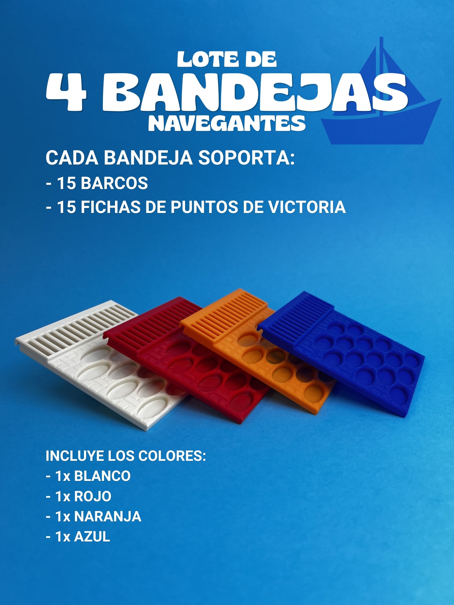 Bandejas de Jugador para Catan