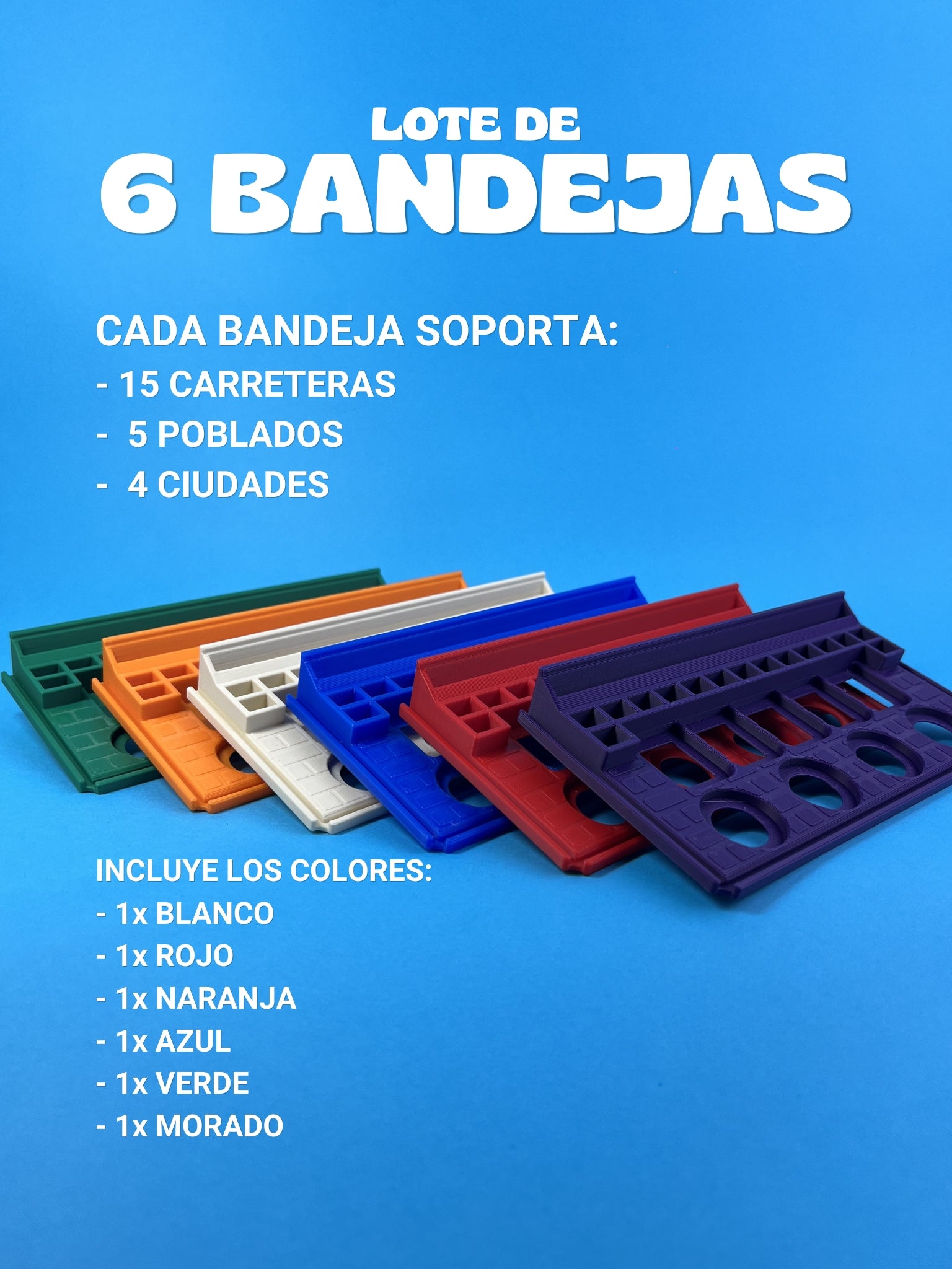 Bandejas de Jugador para Catan
