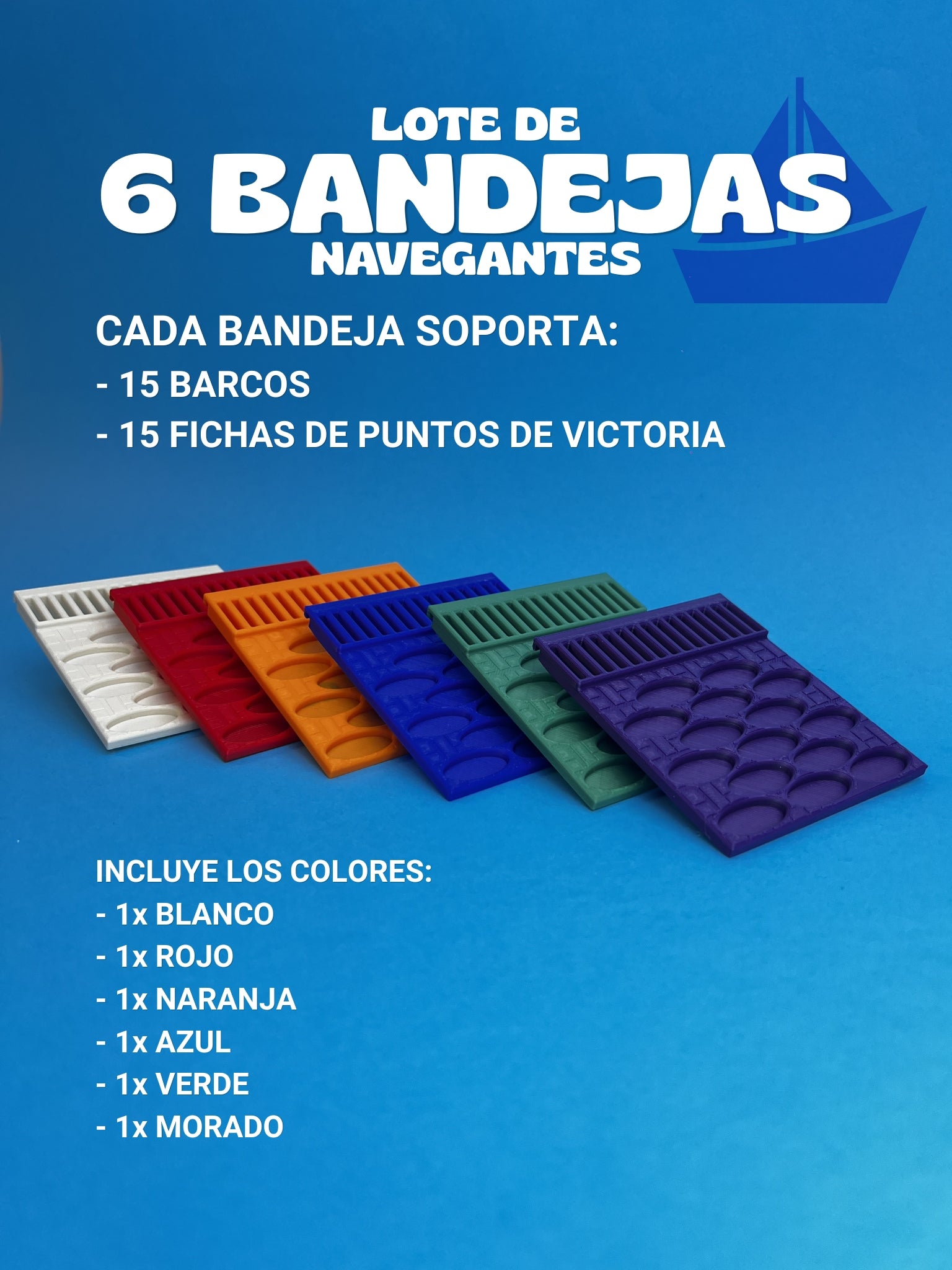 Bandejas de Jugador para Catan