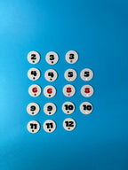 Fichas de numeración magnéticas para Catan